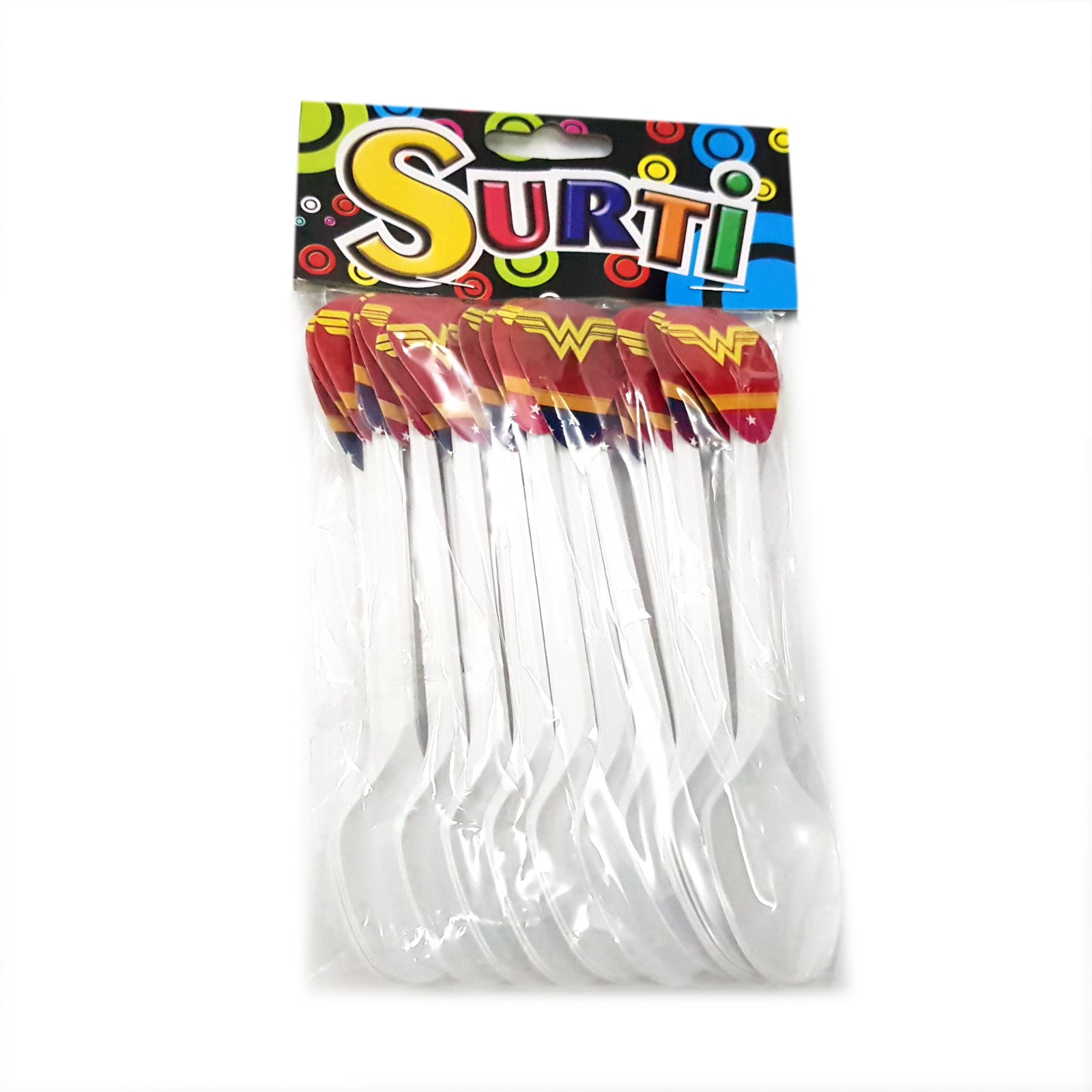 Cucharitas cumpleaños de Mujer Maravilla para niñas | Decoración temática Mujer Maravilla para cumpleaños infantil fiestas y piñatas Bogotá Cucharitas cumpleaños de Mujer Maravilla para niñas | Decoración temática Mujer Maravilla para cumpleaños infantil fiestas y piñatas Bogotá