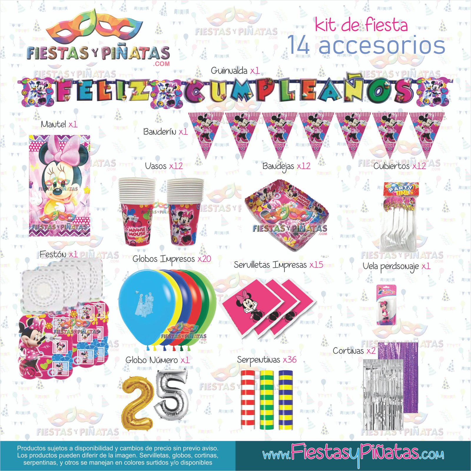 kit-tematico-minnie-mouse-para-fiestas-y-piñatas-en-colombia-piñateria-en-linea-para-cumpleaños-14-accesorios
