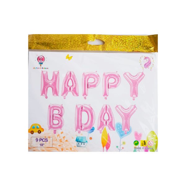 Globos Metalizados letras Feliz Cumpleaños para fiestas infantiles| Decoración temática Letras Feliz Cumpleaños para cumpleaños infantil fiestas y piñatas Bogotá