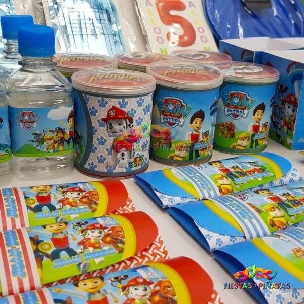 kit de decoración personalizado para fiestas infantiles| Decoración temática Patrulla canina - paw Patrol para cumpleaños infantil fiestas y piñatas Bogotá