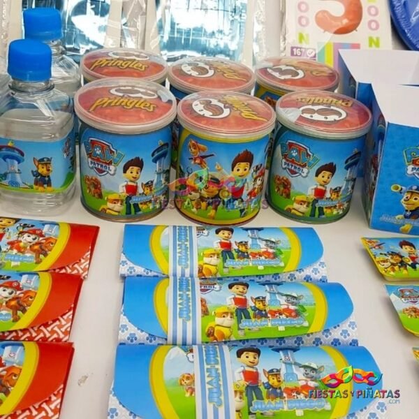 kit de decoración personalizado para fiestas infantiles| Decoración temática Patrulla canina - paw Patrol para cumpleaños infantil fiestas y piñatas Bogotá