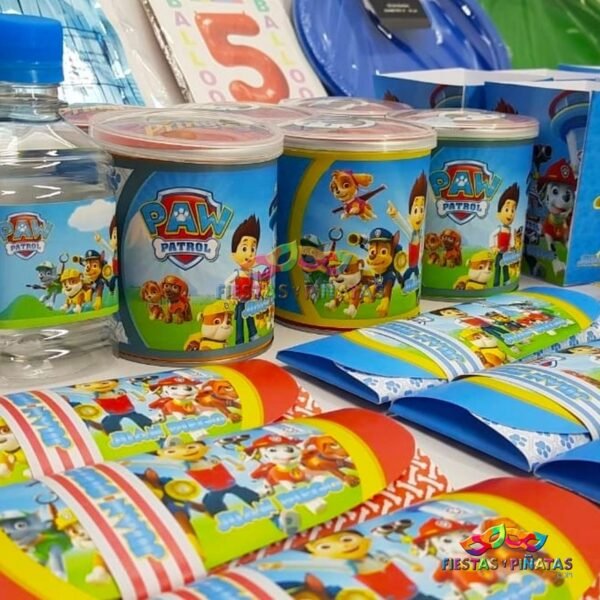 kit de decoración personalizado para fiestas infantiles| Decoración temática Patrulla canina - paw Patrol para cumpleaños infantil fiestas y piñatas Bogotá